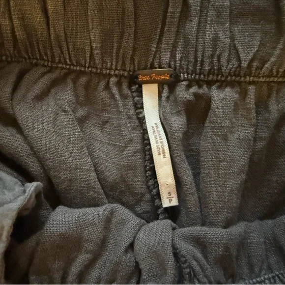 Free People Days End Washed Black Pants Size Small - Picture 6 of 6